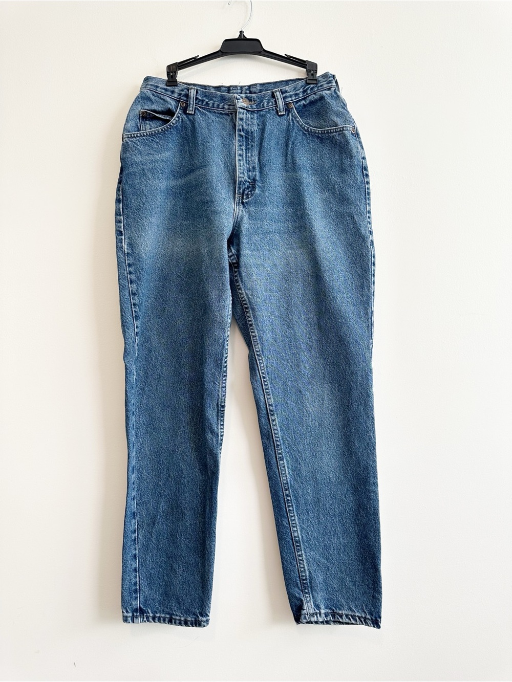 Vintage Lee Classic High-Waist Blue Denim Jeans